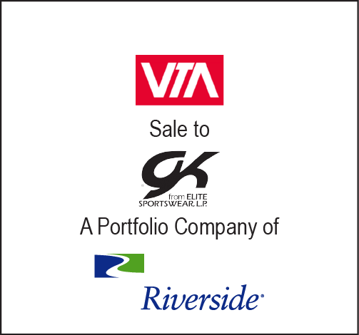 VTA sale to GK, a portfolio company of Riverside